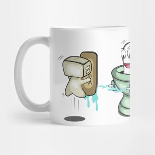 skibidi toilet cartoon Mug